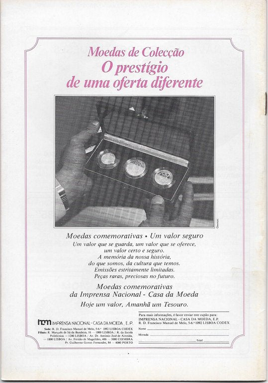 Revista Moeda - Fevereiro 1986