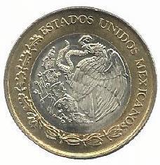 Mexico - 10 Pesos 2016 (Km# 616)