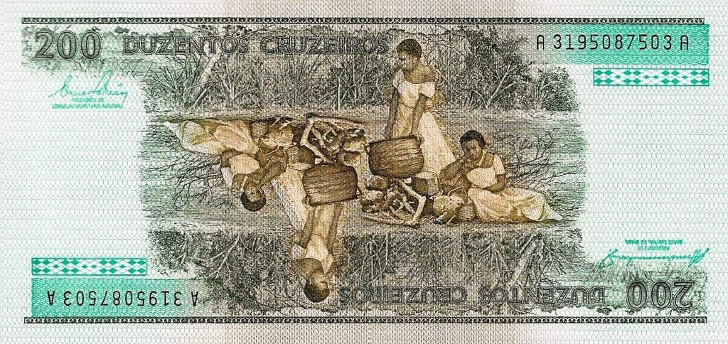 Brasil - 200 Cruzeiros 1984 (# 199b)