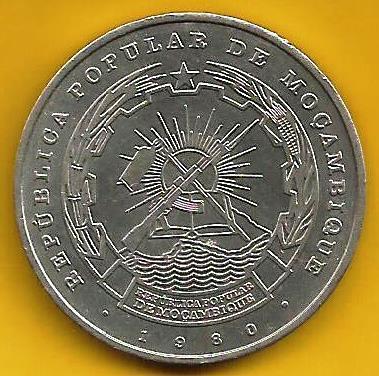 Moçambique - 20 Meticais 1980 (Km# 103)