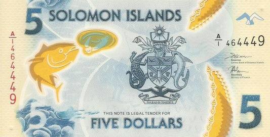 Ilhas Salomão - 5 Dolares 2019 (# 32)