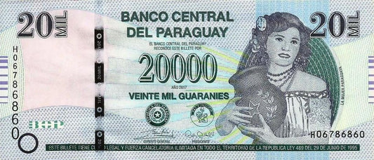 Paraguai - 20000 Guaranies 2017 (# 238c)