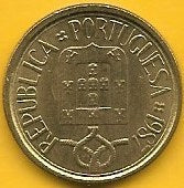 Portugal - 5$00 1987 (Km# 632)