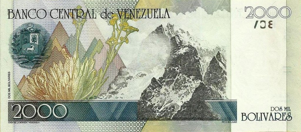 Venezuela - 2000 Bolivares 1998 (# 80)