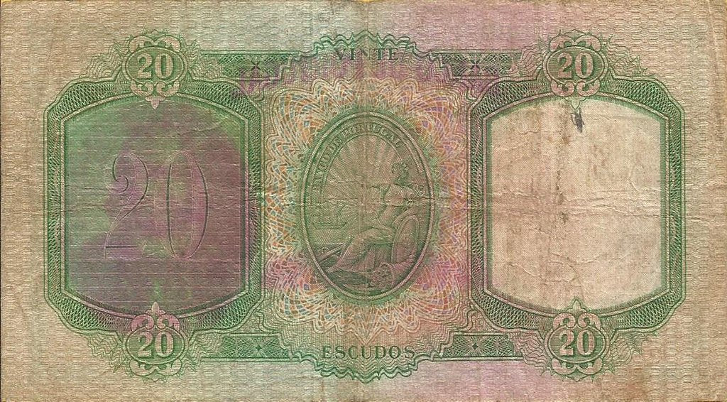 Portugal - 20$00 1948 (# 153a)