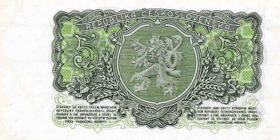 Checoslovaquia - 5 Koruny 1953 (# 80b)