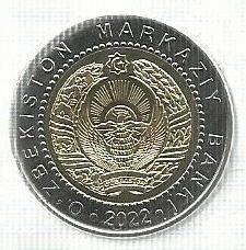 Uzebequistão - 1000 Som 2022 (Km# 40)