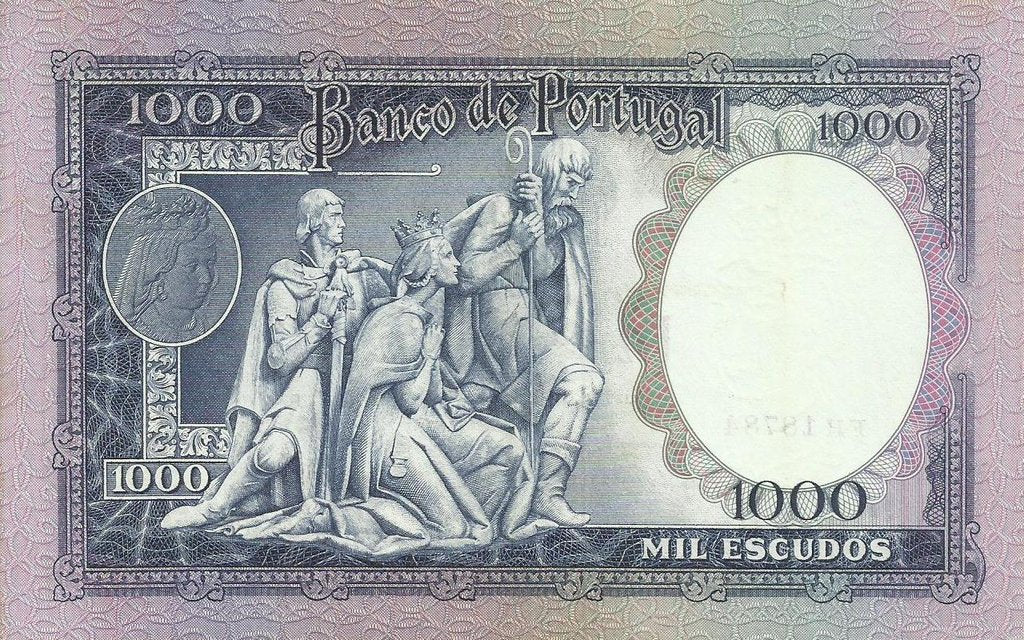 Portugal - 1000$00 1961 (# 166)