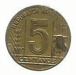 Argentina - 5 Centavos 1949 (Km# 40)