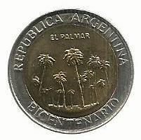 Argentina - 1 Peso 2010 (Km# 156) El Palmar