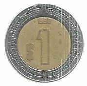Mexico - 1 Peso 1998 (Km# 603)