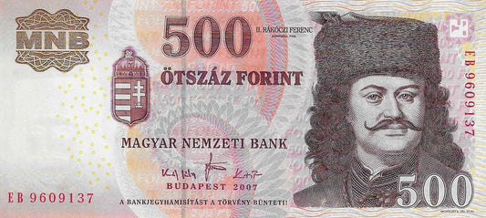 Hungria - 500 Forint 2007 (# 196a)