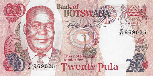 Botswana - 20 Pula 1999 (# 21)