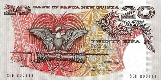 Papua N. Guiné - 20 Kina 1995 (# 10b)