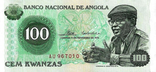 Angola - 100 Kwanzas 1976 (# 111)