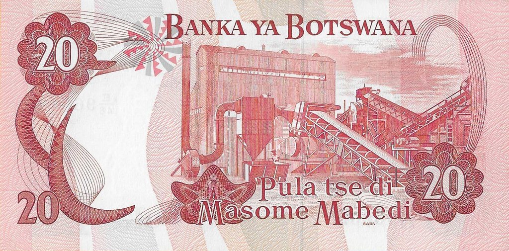 Botswana - 20 Pula 1999 (# 21)
