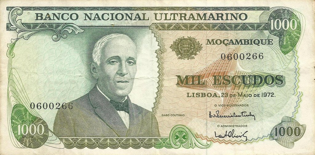 Moçambique - 1000$00 1972 (# 115)
