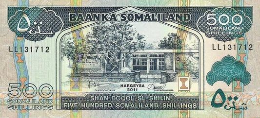 Somalilandia - 500 Shillings 2011 (# 6h)