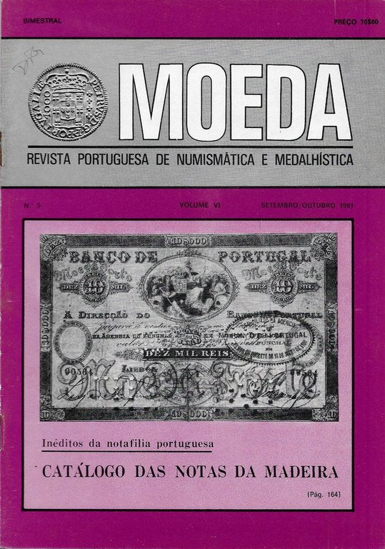 Revista Moeda - Setembro/Outubro 1981