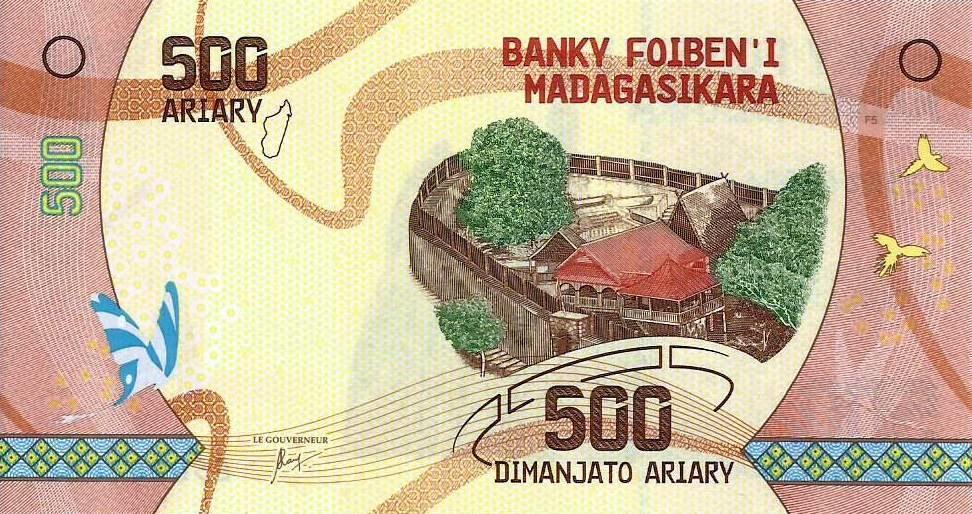 Madagascar - 500 Francos 2017 (# 99)