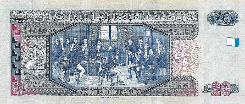 Guatemala - 20 Quetzales 2008 (# 118a)