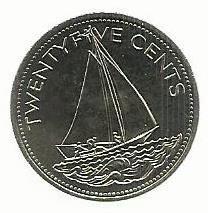 Bahamas - 25 Centimos 2005 (Km# 63.2)