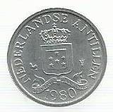 Antilhas Holandesas - 1 Centimo 1980 (Km# 8a)