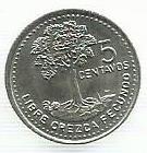 Guatemala - 5 Centavos 1996 (Km# 276.4)