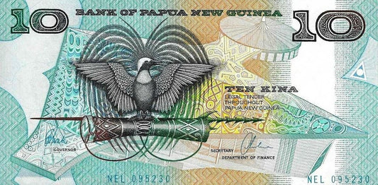 Papua N. Guiné - 10 Kina 1997 (# 9d)