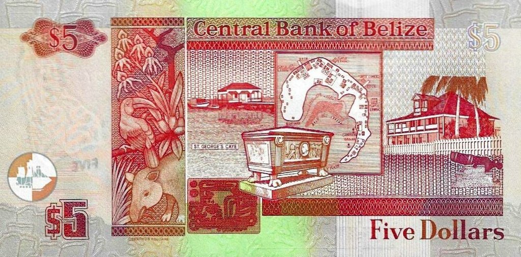 Belize - 5 Dolares 2020 (# 67h)