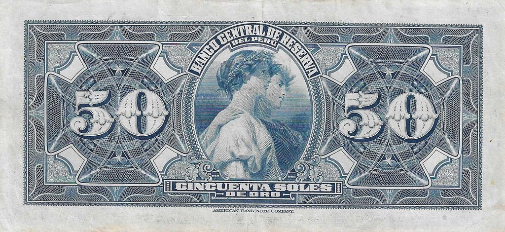 Peru - 50 Soles Ouro 1950 (# 68Aa)