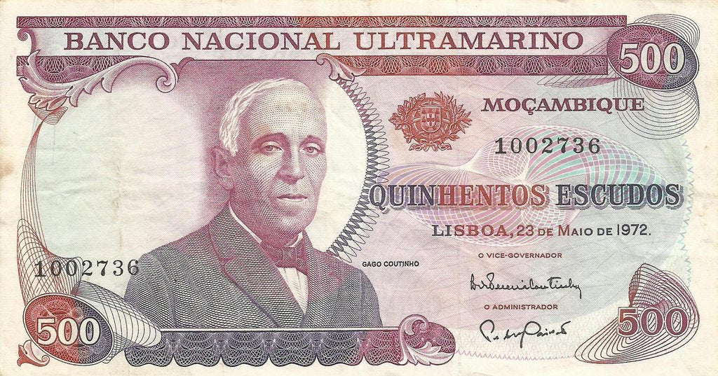Moçambique - 500$00 1972 (# 114)