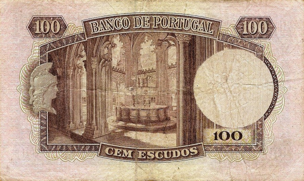 Portugal - 100$00 1957 (# 159)