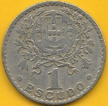 Portugal - 1$00 1951 (Km# 578)