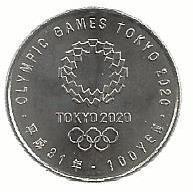 Japão - 100 Yen 2019 (Km# Novo) Levantamento Peso