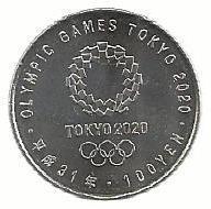 Japão - 100 Yen 2019 (Km# Novo) Surf