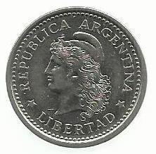 Argentina - 1 Peso 1959 (Km# 57)
