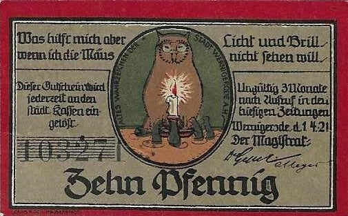 Alemanha - 10 Pfennig 1921 (NL)