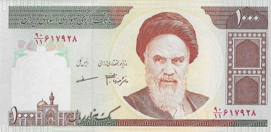 Irão - 1000 Rials 2014 (# 143f)