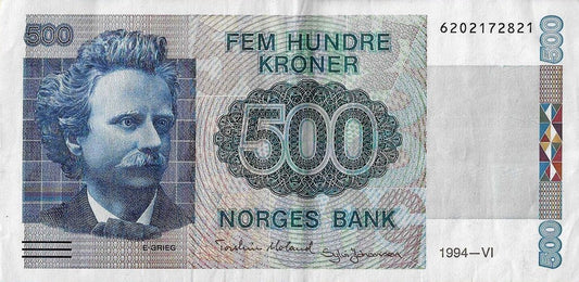 Noruega - 500 Kroner 1994 (# 44b)