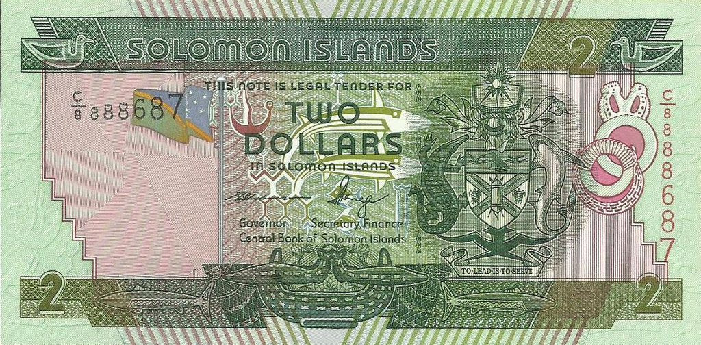 Ilhas Salomão - 2 Dolares 2011 (# 25c)