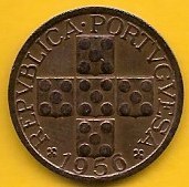 Portugal - XX Centavos 1956 (Km# 584)
