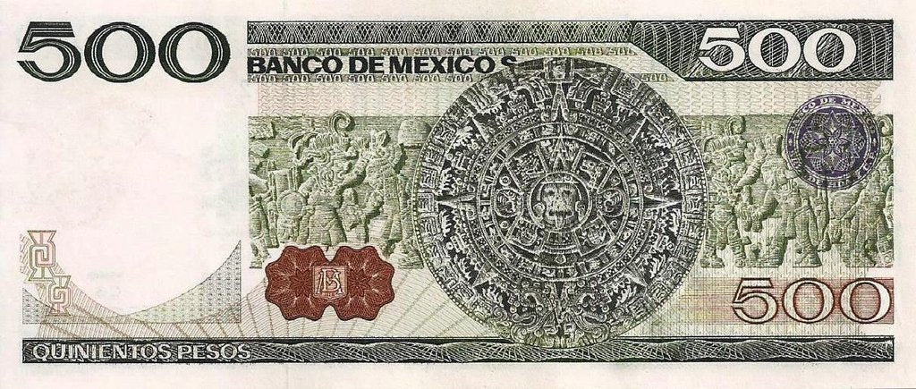 Mexico - 500 Pesos 1982 (# 75b)