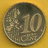 Luxemburgo - 10 Centimos 2004 (Km# 78)