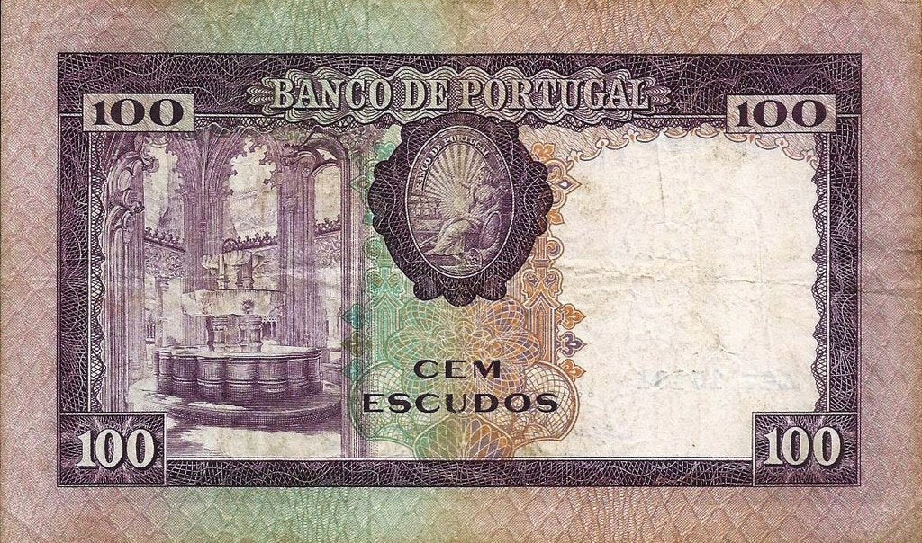 Portugal - 100$00 1961 (# 165)