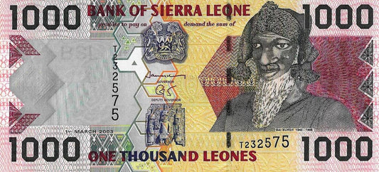 Serra Leoa - 1000 Leones 2003 (# 24b)