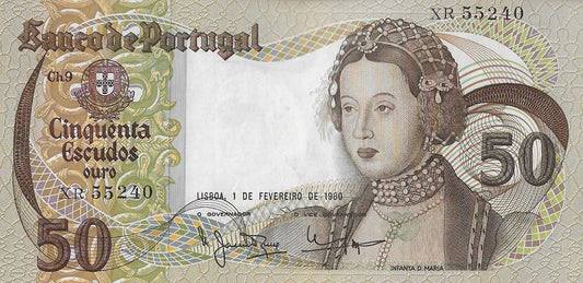 Portugal - 50$00 1980 (# 174a)