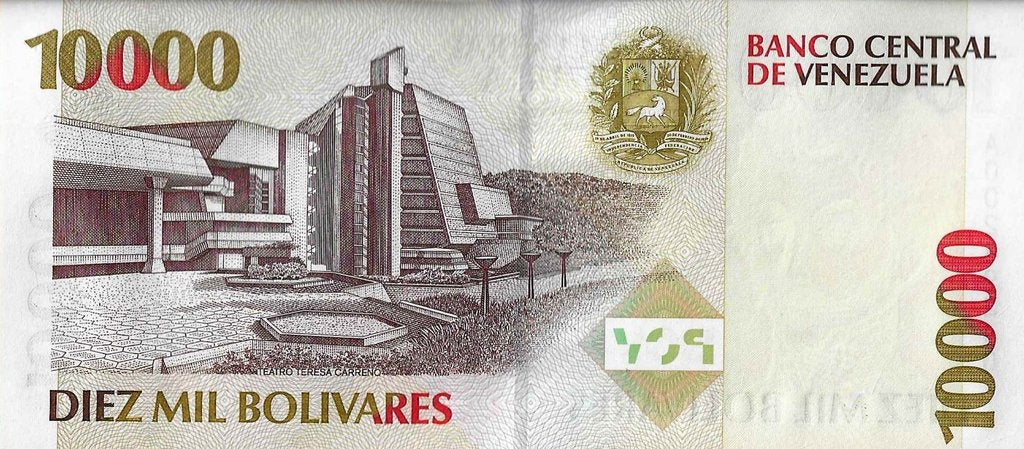 Venezuela - 10000 Bolivares 1998 (# 81)