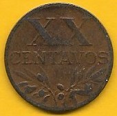 Portugal - XX Centavos 1951 (Km# 584)