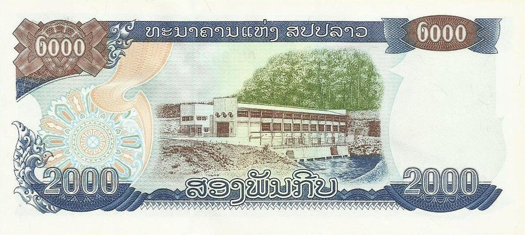 Laos - 2000 Kip 1997 (# 33a)